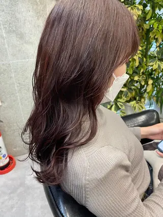 ミディアム ショート・ウルフ✂︎ 安住有咲子のヘアスタイル