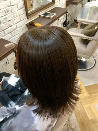ミディアム 鷺沼駅徒歩1分 キシタクのヘアスタイル
