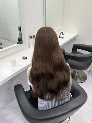 ロング カラー 🎀暖色/ラベンダー /paru🤍のヘアスタイル