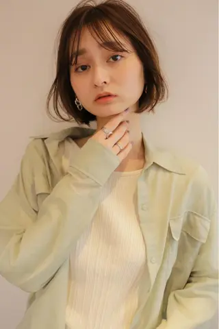 ショート カラー 安村 美奈のヘアスタイル