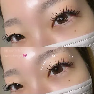 マツエク・マツパ eyesalon aimeeのマツエク・マツパデザイン