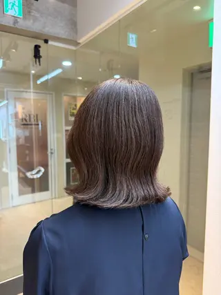 ミディアム カラー 吉川 慶斗のヘアスタイル