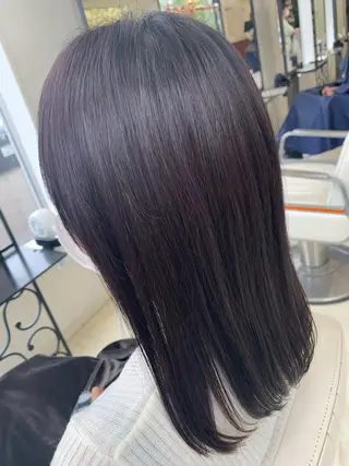ミディアム カラー Rapt.HAIR 中村 知里のヘアスタイル