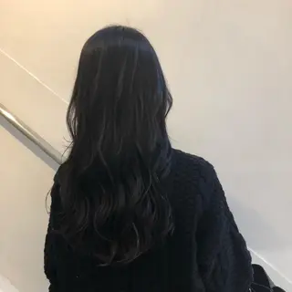 ロング カラー 中司 莉菜のヘアスタイル