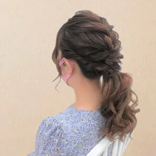 ヘアアレンジ 似合わせヘアメイク 💐オダギリチアキのヘアスタイル