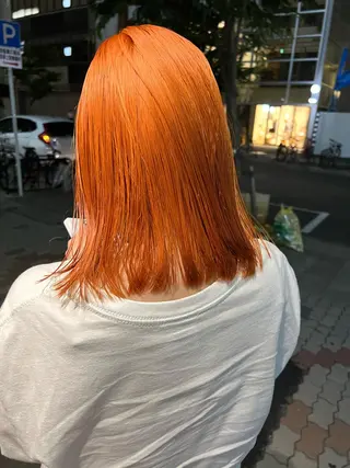 カラー joh/メンズ/ ブリーチ/矢場町のヘアスタイル