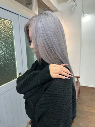 カラー 名古屋栄/ 複雑履歴   リカのヘアスタイル