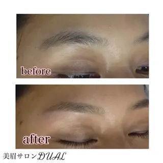 ショート ミディアム セミロング ロング カラー パーマ ヘアアレンジ ネイル マツエク・マツパ 眉毛サロン DUAL 恵比寿の眉毛・アイブロウイメージ