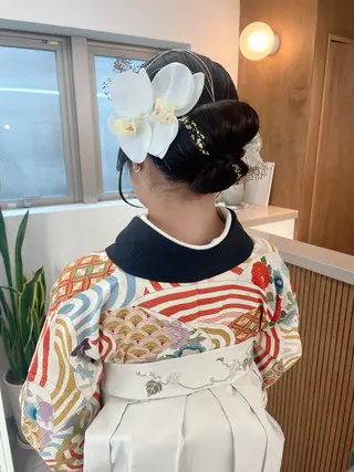 ヘアアレンジ 透明感・艶カラー/ 坂田友梨奈のヘアスタイル