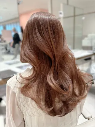 セミロング カラー 韓国ヘア/レイヤー/ 顔まわり/りょーとのヘアスタイル
