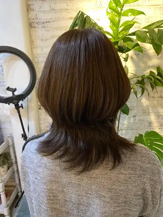 ミディアム 長濱 俊のヘアスタイル
