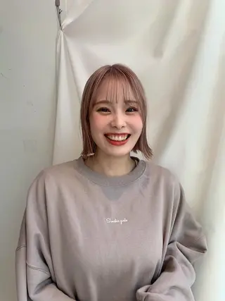 ミディアム カラー レイヤー専門家 ダブルカラー修のヘアスタイル