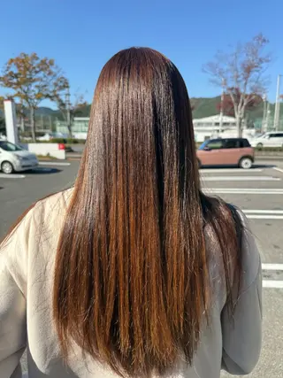 ロング 作長 晃希のヘアスタイル