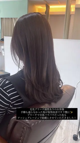 カラー 美髪✨艶髪✨髪質改善 カラー特化❣大石優奈のヘアスタイル