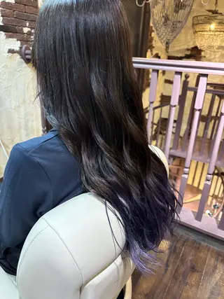 ロング Calbari 鎌田美歩のヘアスタイル