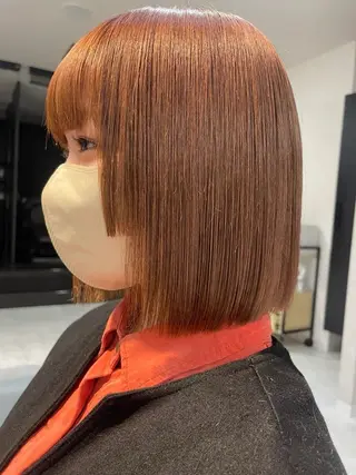 ミディアム 翔貴/縮毛/ブリーチ /カットモデル募集中のヘアスタイル