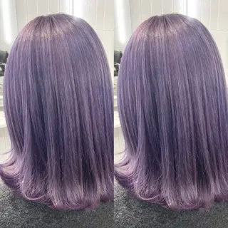 ミディアム カラー 表参道/ハイライト バレイヤージュのヘアスタイル