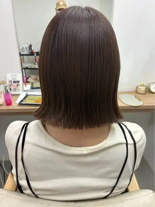 ミディアム カットモデル募集中 💇🏻　福田彩南のヘアスタイル