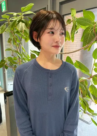 ショート カラー 🌟満足度No.1/ 似合わせ/AYA🌟のヘアスタイル