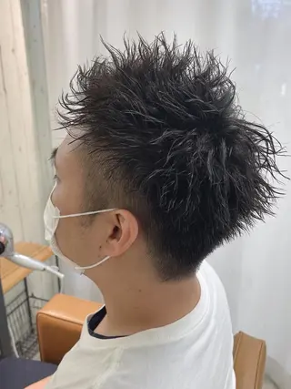 ショート パーマ メンズ 【大宮】 メンズ専門吉川のヘアスタイル