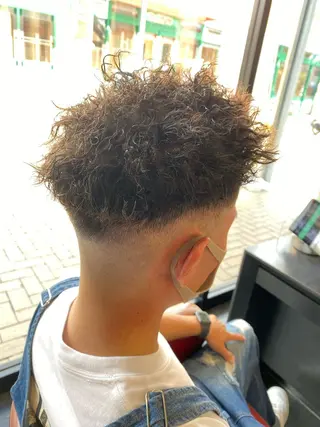 パーマ メンズ パーマスタイル特化◎ 永戸圭汰のヘアスタイル