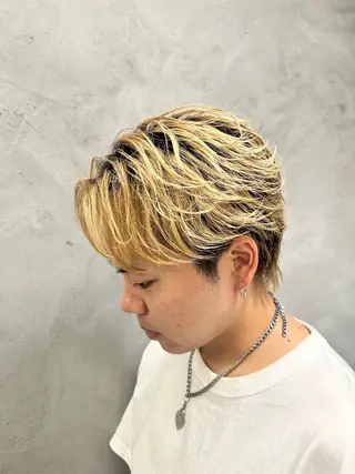 ショート メンズ 髪質改善特化美容師 酸性ストレート近藤俊のヘアスタイル