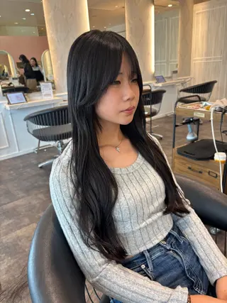 ロング カットモデル 募集中✨武田夏帆のヘアスタイル