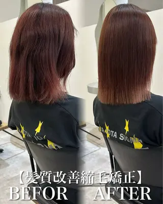 ミディアム 髪質改善×レイヤー 齊藤翔太のヘアスタイル