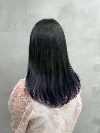 ロング カラー ハイトーンカラー🐬 えりかのヘアスタイル