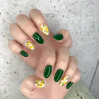 セミロング カラー パーマ ヘアアレンジ メンズ キッズ ネイル マツエク・マツパ Salon Ｋのネイルデザイン