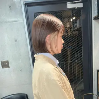 ショート カラー パーマ ショートボブ髪質改善 縮毛矯正のプロ山道潤のヘアスタイル