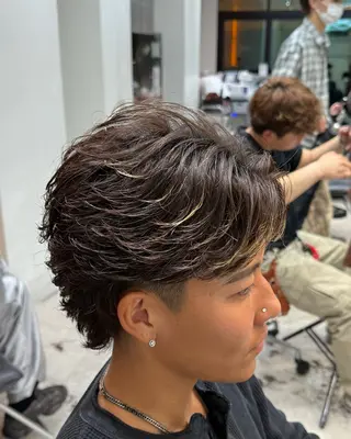 ショート パーマ fifth渋谷所属・fifth 村田 悠輔のヘアスタイル