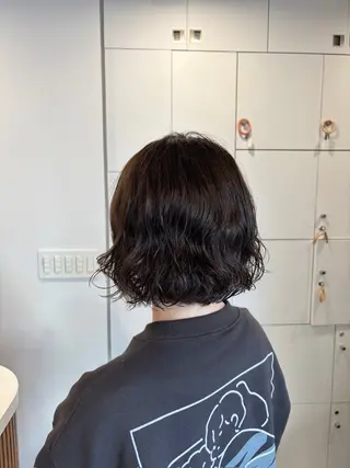 ショート パーマ SHIAN橋本店 おぐちまほのヘアスタイル