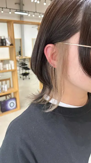ミディアム カラー 大西 未来のヘアスタイル