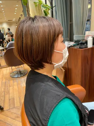 ショート ボブ ホノカのヘアスタイル