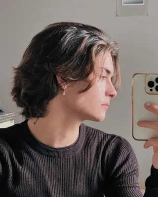 ミディアム メンズ 来美 / クルミのヘアスタイル