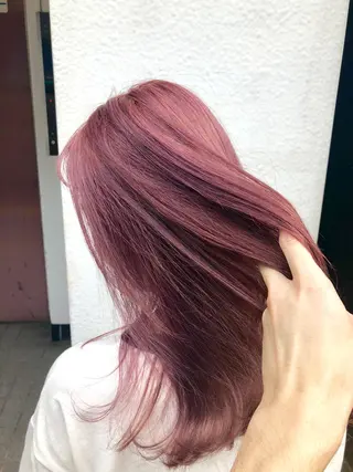 セミロング カラー 100%髪質改善特化 TRUNSのヘアスタイル