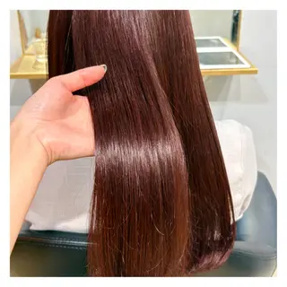 ロング カラー 縮毛矯正特別価格 /表参道/ことりのヘアスタイル