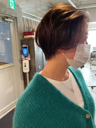 ショート さの あやねのヘアスタイル