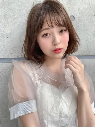 ロング カラー パーマ ヘアアレンジ 🎀愛されモテヘア♡ 梅澤夏基🎀のヘアスタイル