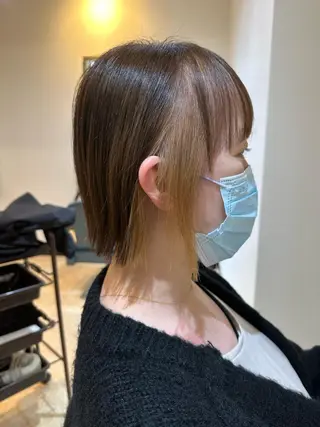 ミディアム 髪質改善ayame 横山諒のヘアスタイル
