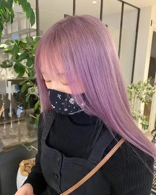 ロング カラー メンズパーマ💈藤田 晃志のヘアスタイル