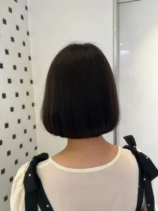 ショート カラー ヘアアレンジ 顔周り/透明感/銀座 🩵rinoのヘアスタイル