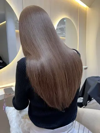 カラー ❤️ブリーチなし💚 ダブルカラー平野実花のヘアスタイル