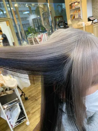 ロング カラー 服部 樹季のヘアスタイル