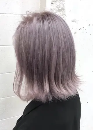 ミディアム カラー ササ キのヘアスタイル