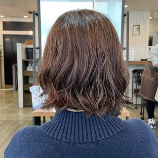 ミディアム パーマ YURA bisou hairのマツエク・マツパデザイン