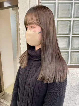 セミロング カラー 🩵LOMARLIE 倉敷KARIN🩵のヘアスタイル