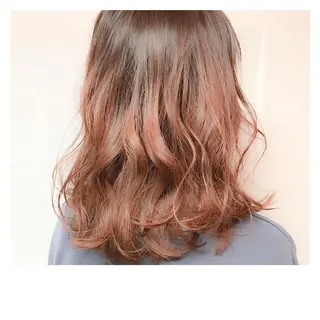 ミディアム カラー 髪質改善、縮毛矯正 店長浅野太郎のヘアスタイル