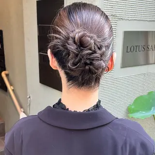 ミディアム ヘアアレンジ KIHO ｜Bond 三軒茶屋のヘアスタイル